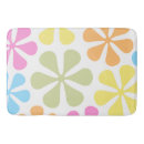 Search for bright colours bath mats Flowers