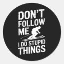 Search for downhill skier stickers Outdoor