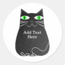 Search for cats eye stickers Black cat