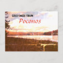 Search for poconos postcards Lake