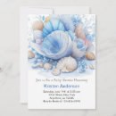 Search for beach baby boy shower invitations Seashells