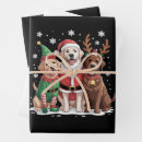 Search for labrador retriever christmas wrapping paper Winter