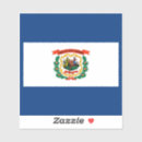 Search for virginia state stickers West virginia flag