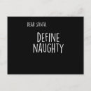 Search for naughty santa postcards Women