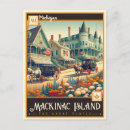 Search for mackinac island postcards Retro