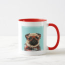 Search for pug with glasses mugs Puppy