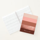 Search for rose gold stripes notebooks Feminine