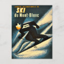 Search for retro ski postcards France