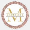 Search for glitter monogram stickers Sweet 16