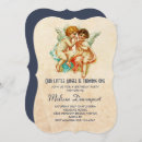 Search for cherub angel invitations Vintage