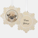 Search for pekingese christmas tree decorations Dog