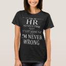 Search for human resources tshirts Staff