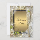 Search for womans retirement party invitations Gold