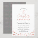 Search for rose gold and grey wedding invitations Simple