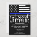 Search for office retirement party invitations Policeman
