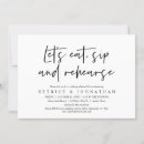 Search for lets rehearse invitations Black and white