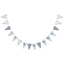 Search for baby boy bunting flags Silver