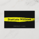 Search for individual business cards Black
