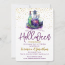 Search for glitter halloween invitations Purple