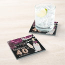 Search for 40th birthday coasters Black