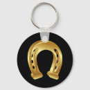 Search for lucky horseshoe key rings Gold