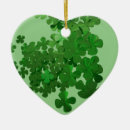 Search for shamrock christmas tree decorations Saint patricks day