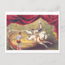Search for vintage horse postcards Circus