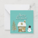 Search for winter snowman cards Watercolor
