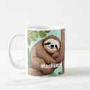 Search for sloth illustration mugs Lazy