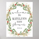 Search for winter baby shower welcome signs Gold