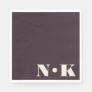 Search for plum wedding napkins Minimalist