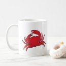 Search for red crab mugs Beach