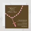 Search for girls rosary christening invitations Cross