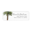 Search for palm tree return address labels Florida