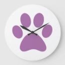 Search for paw print clocks Cat