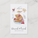 Search for waffles business cards Breakfast
