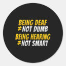 Search for deafness awareness stickers Alphabet