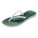 Search for emerald green flipflops For her