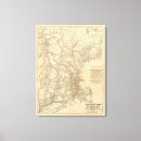 Search for new england map canvas prints North