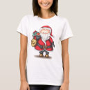 Search for santa claus tshirts White