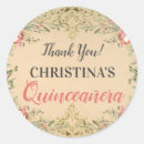 Search for quinceanera thank you stickers Quinceañera