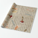 Search for vintage newspaper wrapping paper Retro