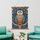 Search for blue owl art Vintage