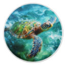 Search for nautical drawer knobs and pulls Sea turtle