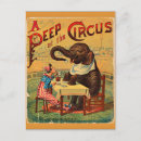 Search for vintage circus postcards Illustration