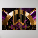 Search for art deco music posters Black