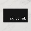 Search for skis business cards Skier