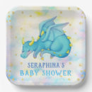 Search for dragon plates Baby shower