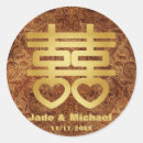 Search for vintage chinese stickers Red