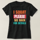 Search for squatting tshirts Gym